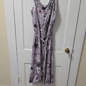 Floral Purple Jumpsuit By torrid 026